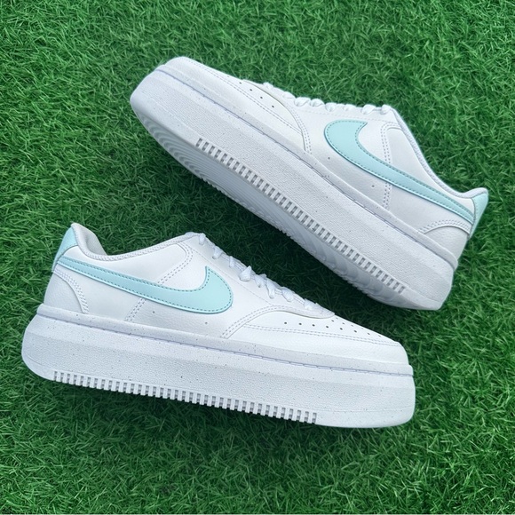 Nike Court Vision Alta White / Glacier Blue - Picture 10 of 14